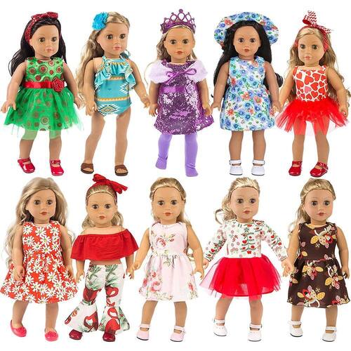 Zita Element 22 Pcs Girl Doll Clothes Dress Para Roupas E Acessórios De