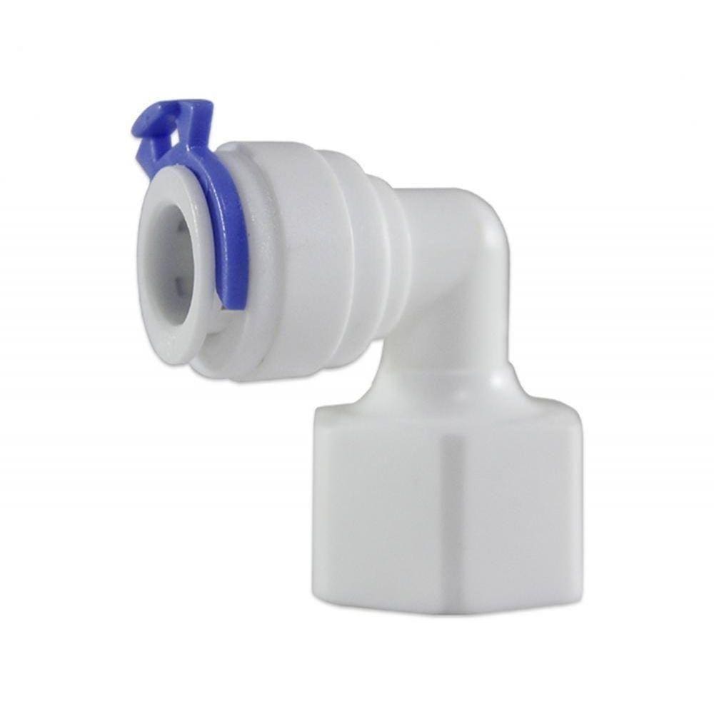 Conexão Em L Rosca Fêmea 1/2 Para Mangueira 3/8