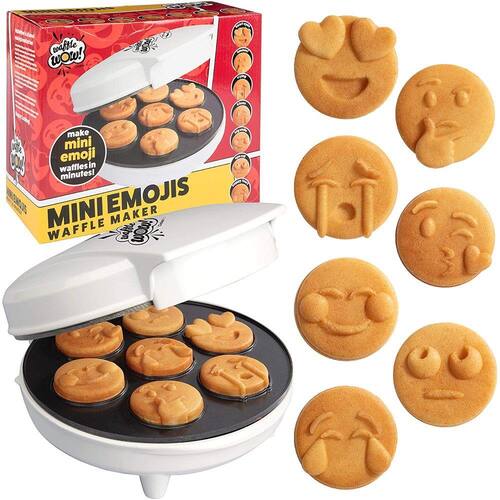 Mini Emojis Smiley Faces Waffle Maker Black Friday