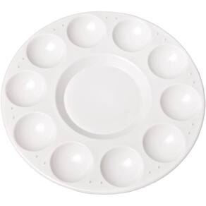 Paleta Para Pintura Gode Plast. Redondo17Cm 10 Cavidades