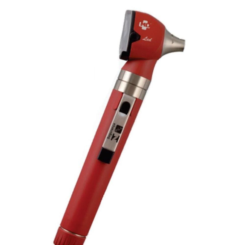 Otoscópio OMNI 3000 LED Vermelho com Estojo Macio - MD