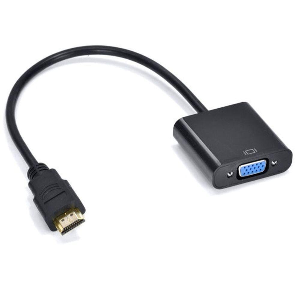 Cabo adaptador VGA - HDMI 30 cm