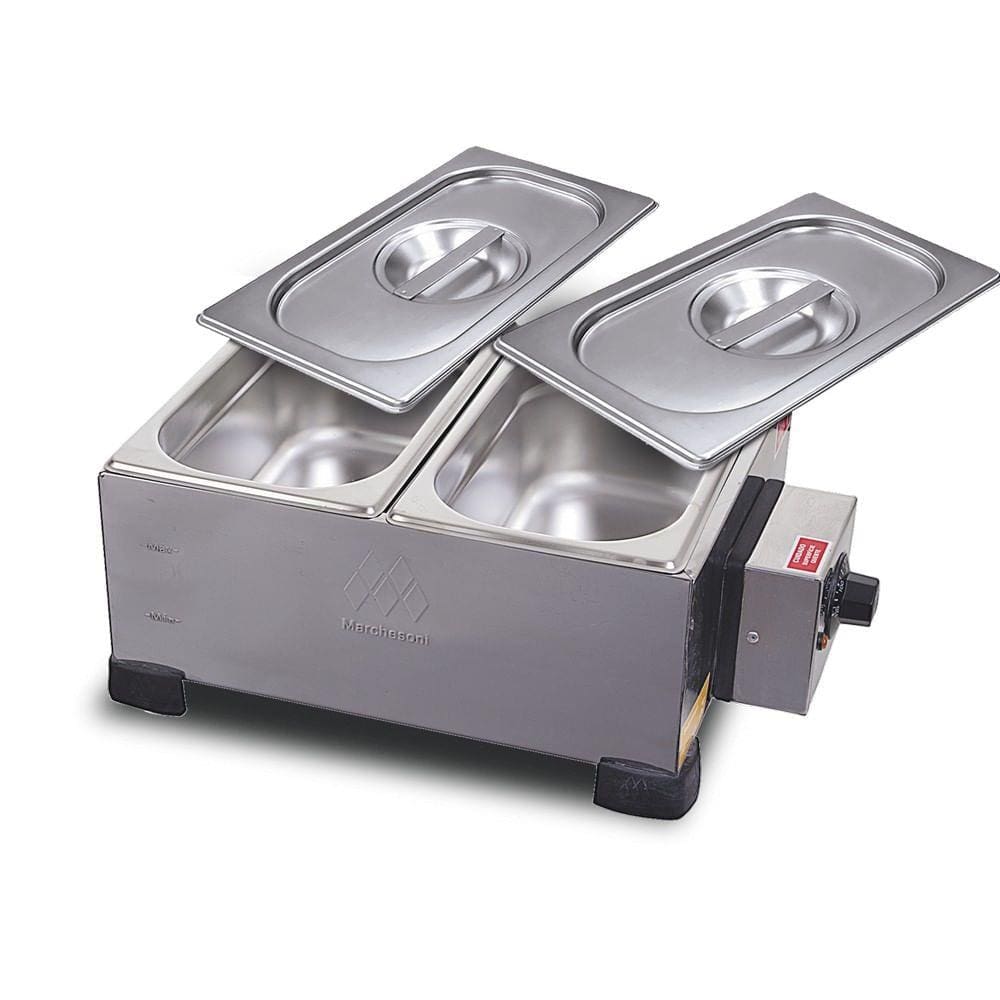 Molheira Derretedeira Inox Profissional 2 Cubas X 2.5Kg Dr2.222 220V - Marchesoni