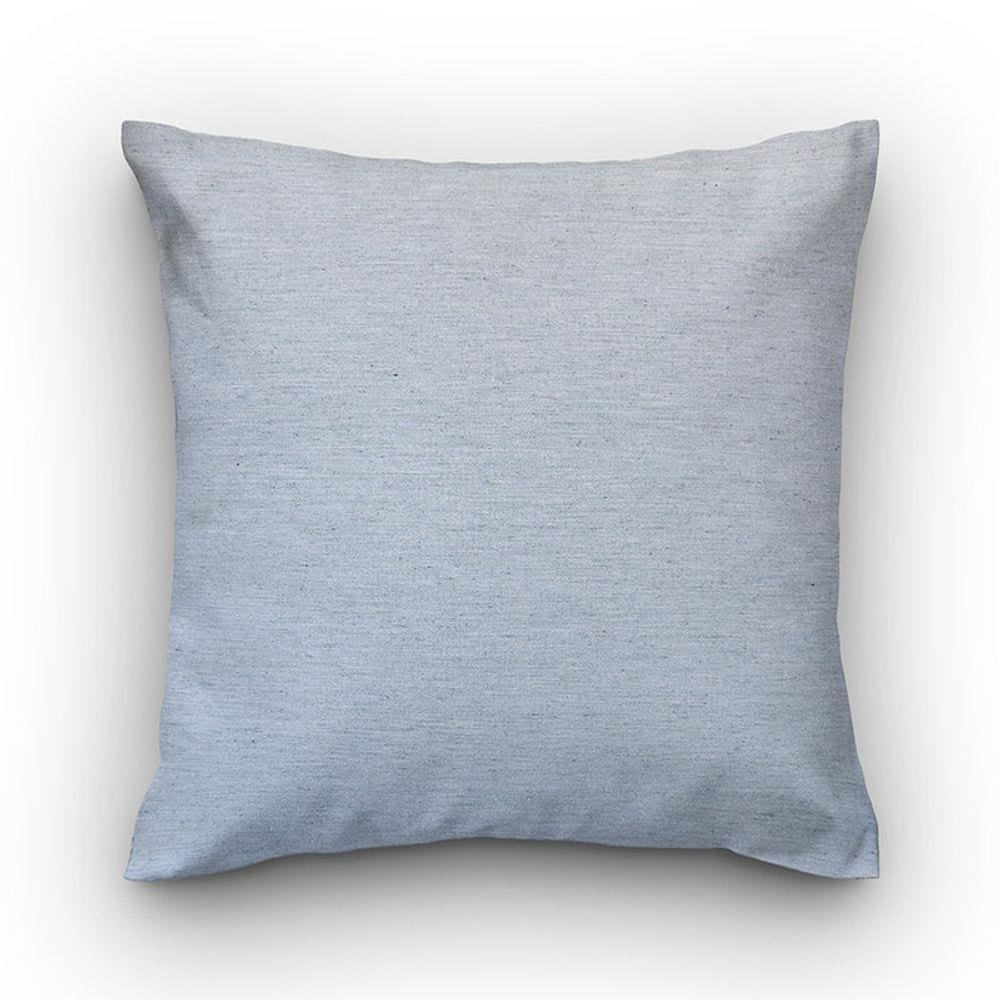 Capa de almofada VivaIN liso lonita cinza