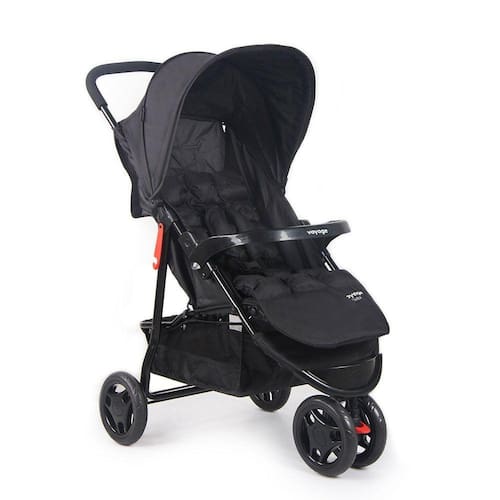 imagem-Carrinho de Bebê Delta Voyage - Preto