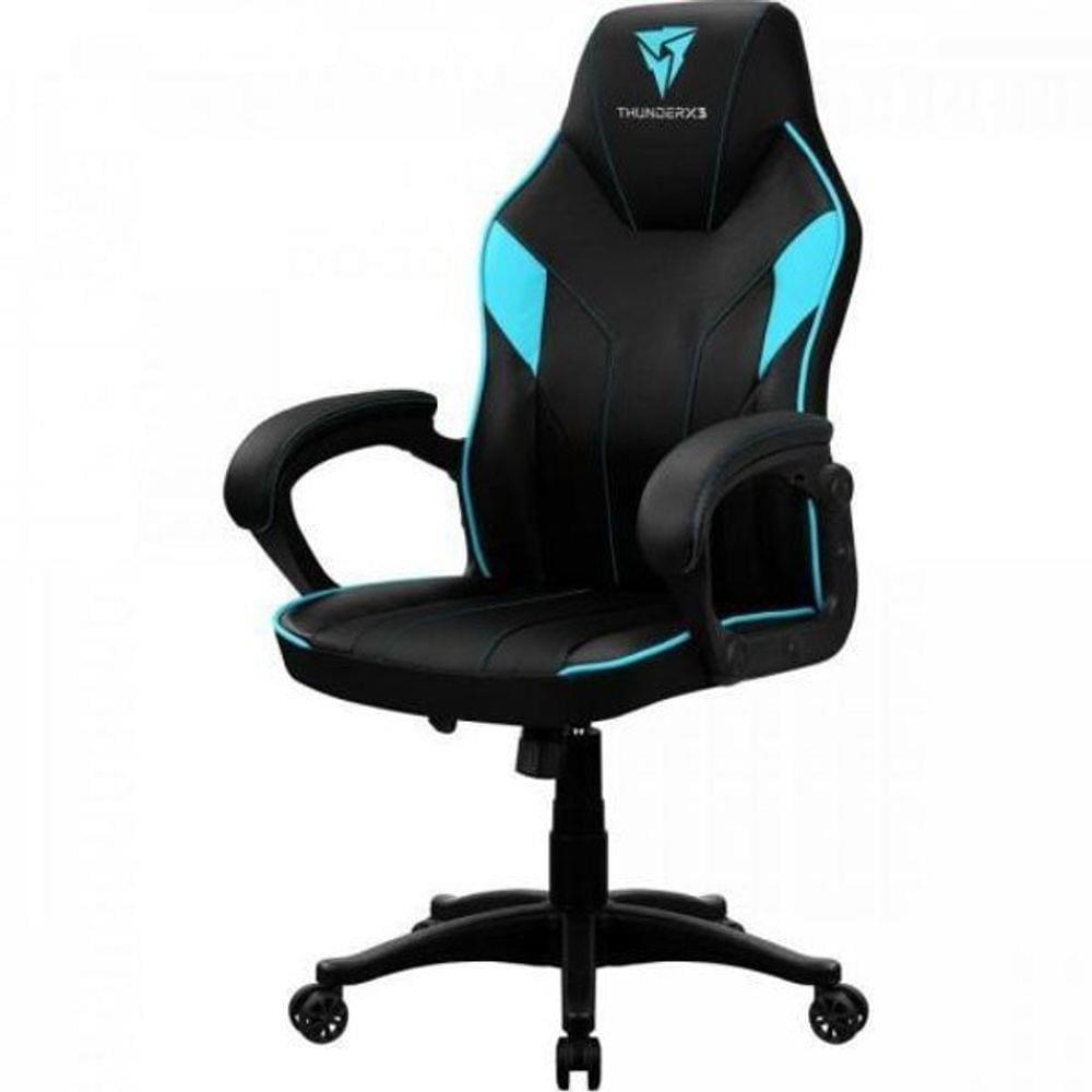 Cadeira Gamer Ec1 Black Cyan Thunderx3