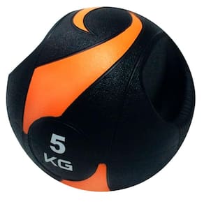 Bola de Peso Medicine Ball com Pegada 5Kg LIVEUP LS3007A/5