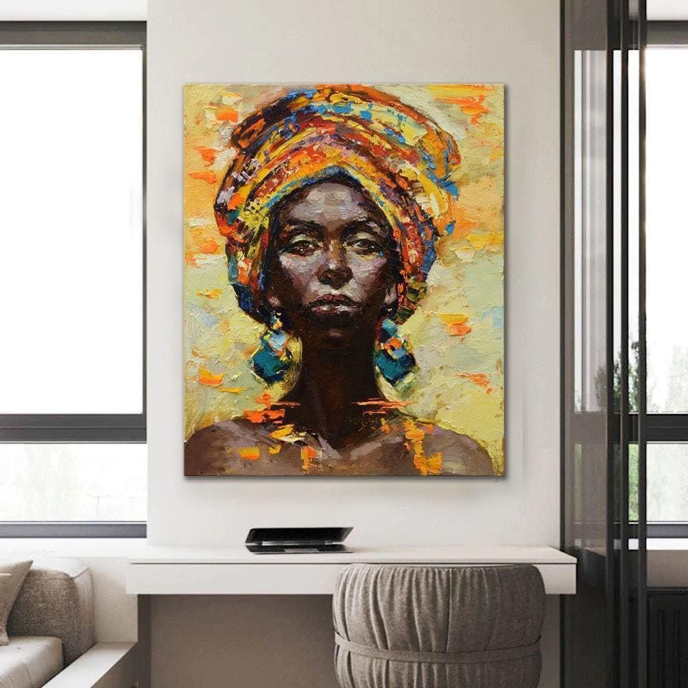 Kit Quadro Decorativo Linda Negra