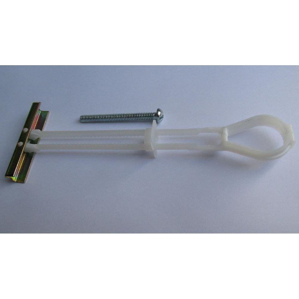 Bucha C-Toogle de Nylon 1/4” com 10 Peças Branco