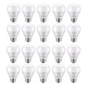 Kit 20 Lampadas De Led Elgin 9W 6500K Bivolt A60