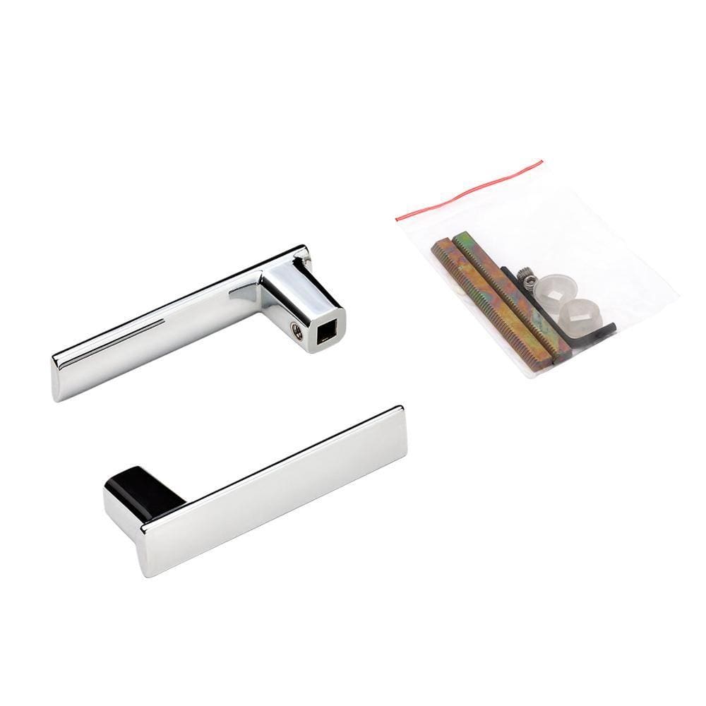 Kit Maçaneta Zamac Sm Quadra Cromado Pado