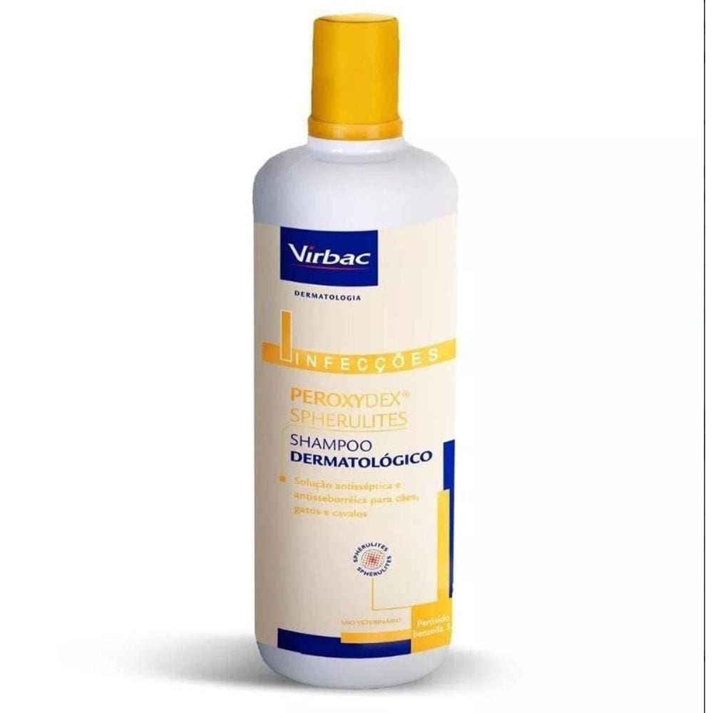 Shampoo Peroxydex Cães E Gatos 500ml - Virbac