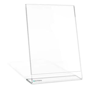 Display Expositor L A5 Porta Folha Acrílico Vertical 21X15