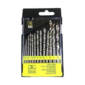 Jogo De Brocas Aço Hss 13 Peças Para Metais 1,5 A 6,5Mm
