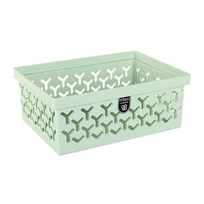 Cesto Plástico Organizador Crippa P 8,7 x 21,4 x 15,5 cm Menta