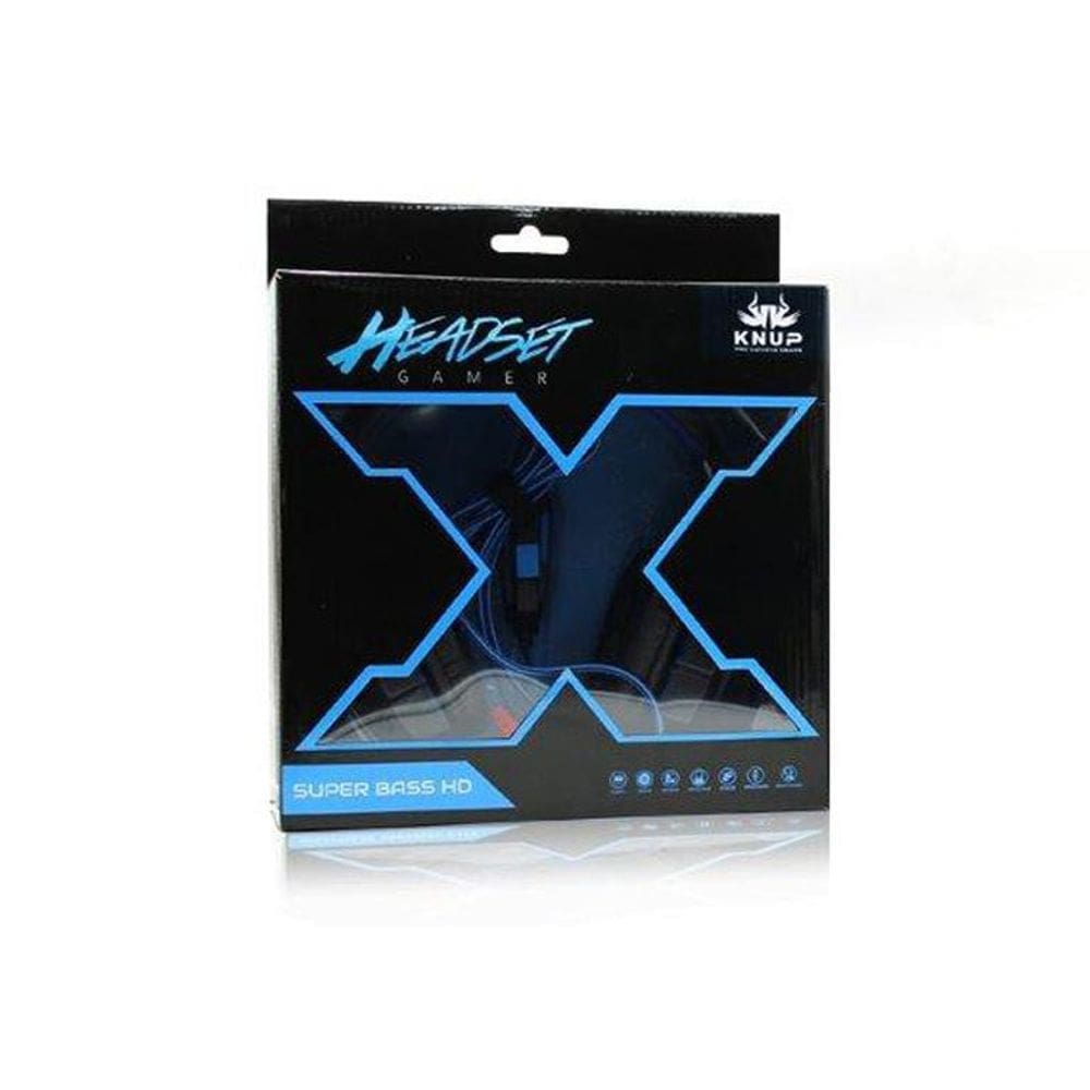 Headset Gamer Kp-397 Azul