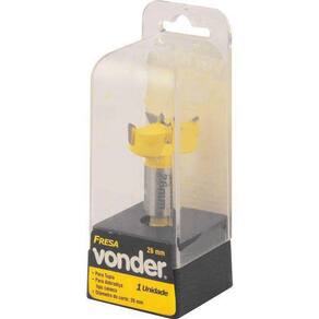 Fresa Dobradiça Caneco 26 Mm 2 Dentes Vonder 5314100026