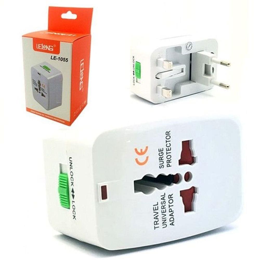 Adaptador de tomada universal Lelong LE-1055