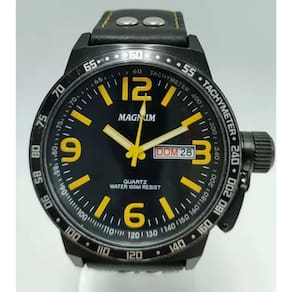 Relógio Magnum Sports Masculino MA31542J Pulseira de Couro