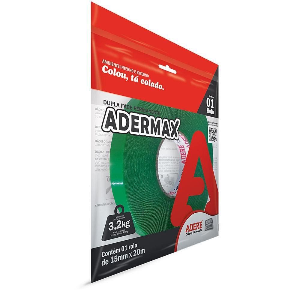 Fita Dupla Face 15mmx20m Transparente Adere
