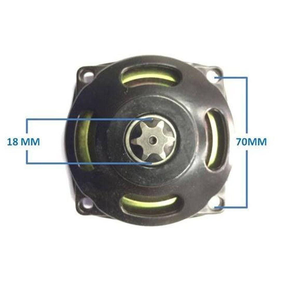 Campana Plato Pinhão Mini Moto Quadriciclo 49cc Grossa 6 dentes