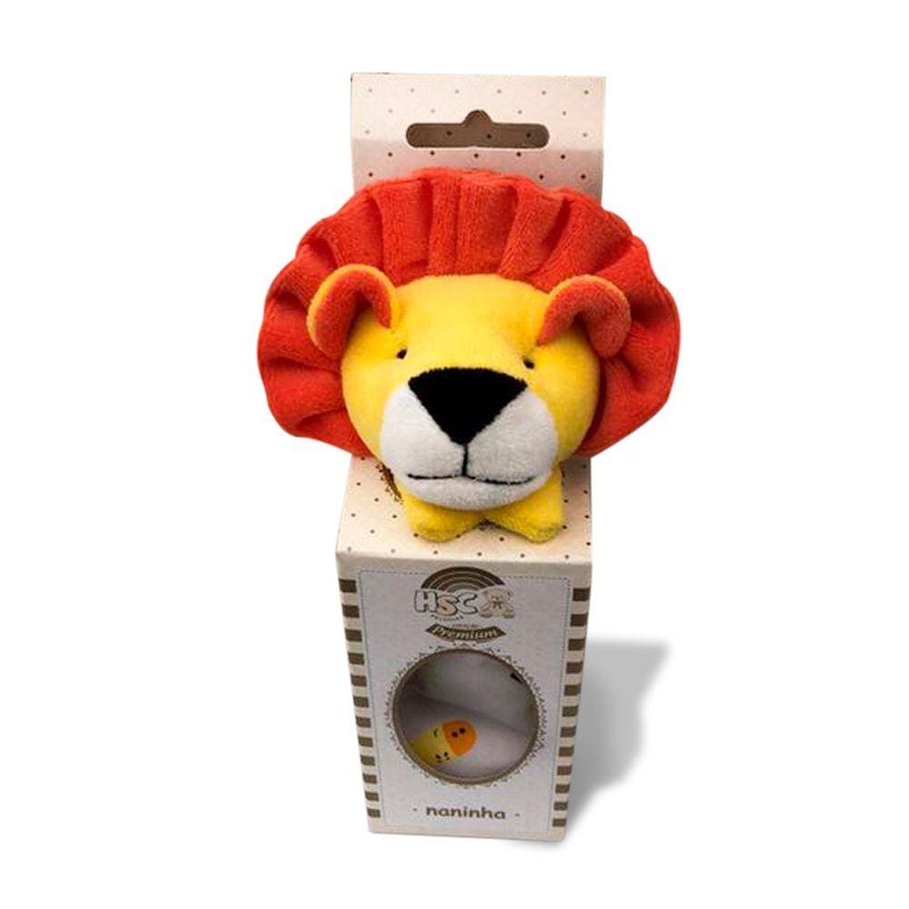 Naninha Hsc Plush Algodão Leão Amarelo