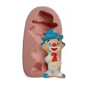 Molde De Silicone Palhaço, Patati, Circo, Resina, Confeitaria, Biscuit Molds Planet