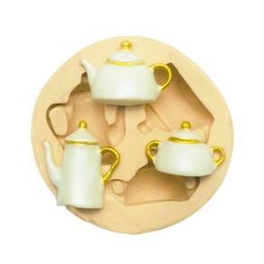 Molde De Silicone Cozinha, Bule, Açucareiro, Chaleira, Resina, Confeitaria, Biscuit Molds Planet