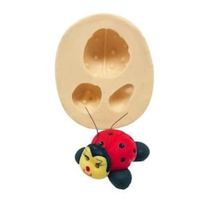 Molde De Silicone Joaninha De Montar, Jardim, Resina, Confeitaria, Biscuit Molds Planet