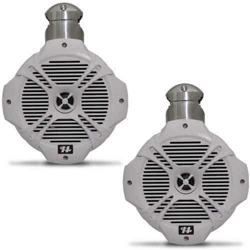 Menor preço em Caixa de Som Marinizada Hurricane Marine 6,5" Amplificada 150W RMS Bluetooth Para Barco Branca Par