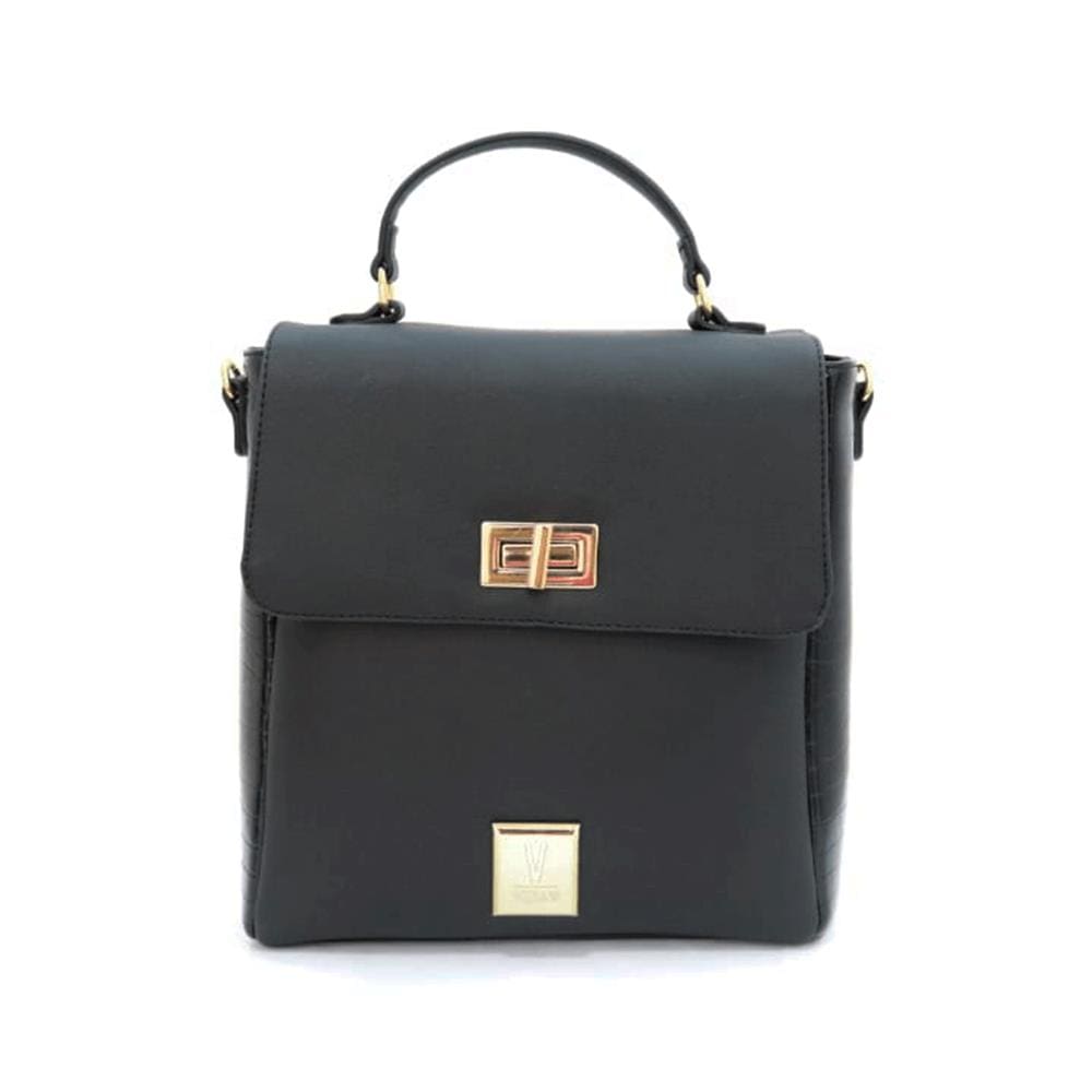 Bolsa Mochila Feminina Vizzano Detalhe De Croco Na Lateral
