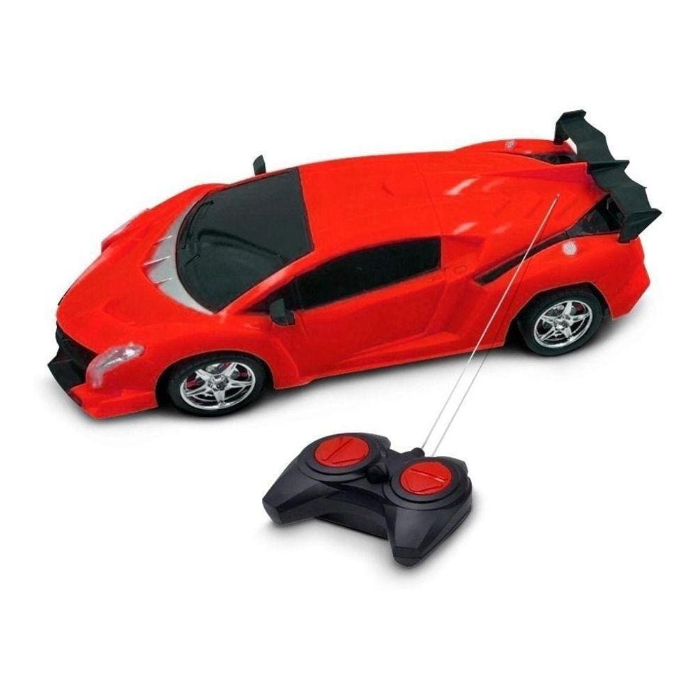 Carrinho Controle Remoto Sem Bateria Recarregável BW027 VERMELHO