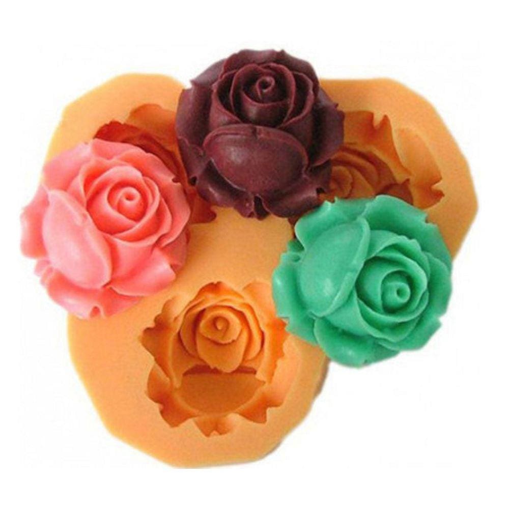Molde De Silicone Flores
