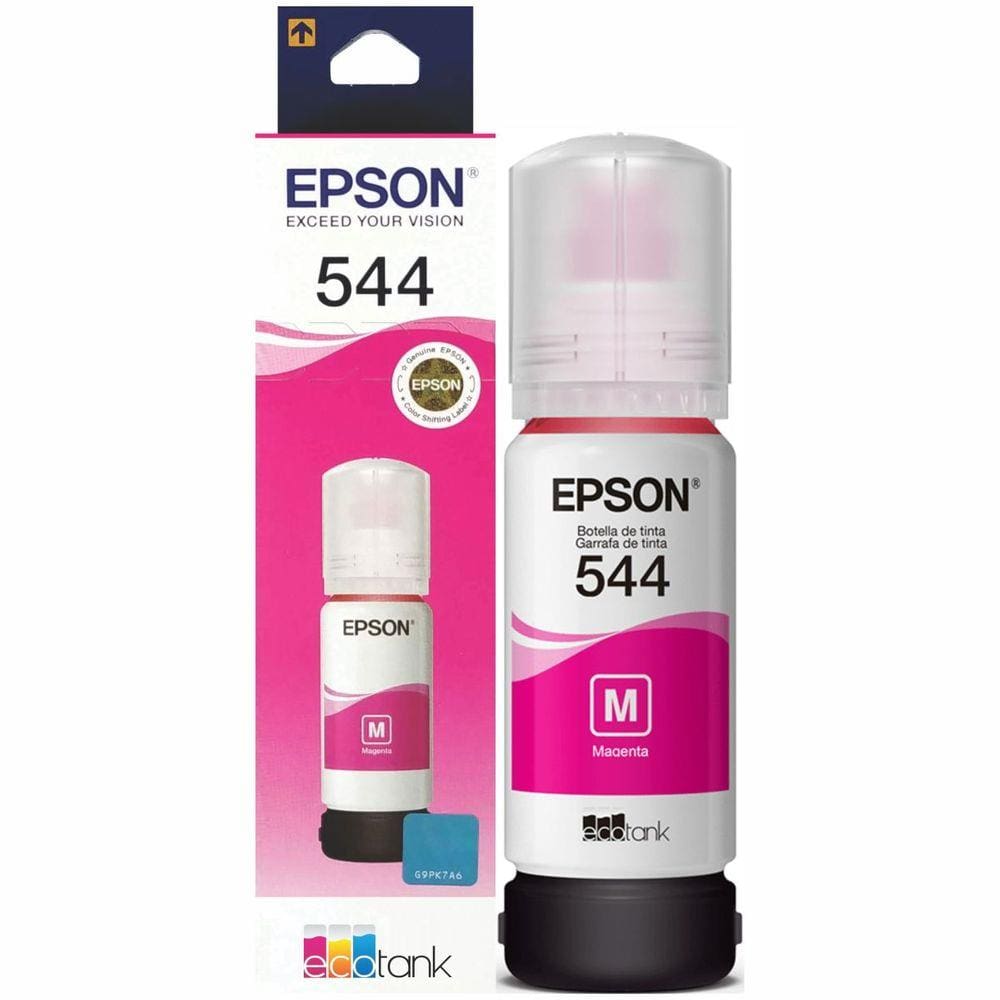 Refil De Tinta Para Epson 544 L3110 L3150 L5190 Magenta