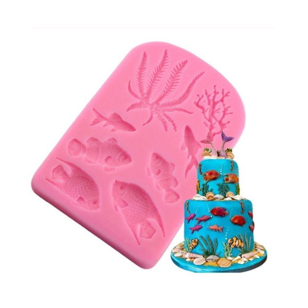 Molde De Silicone Peixes