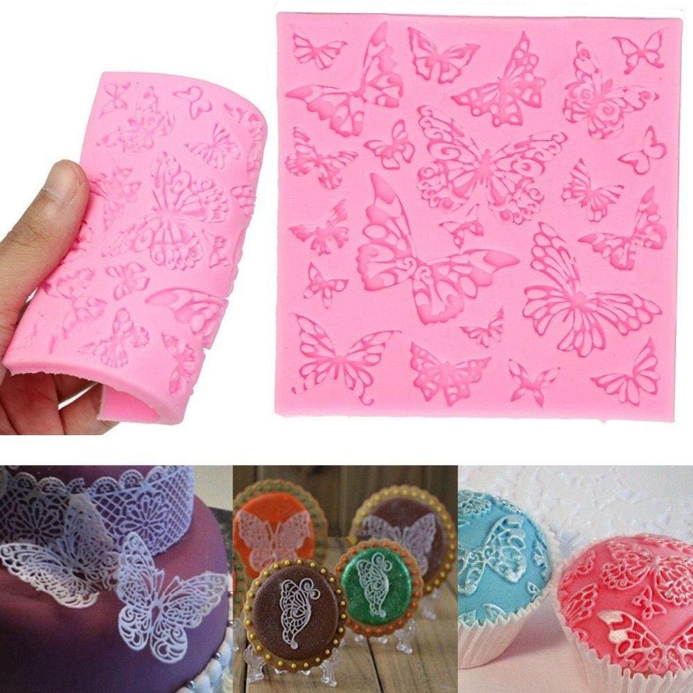 Molde De Silicone Borboleta