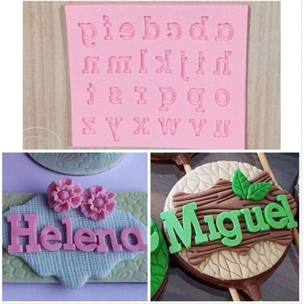 Molde De Silicone Alfabeto