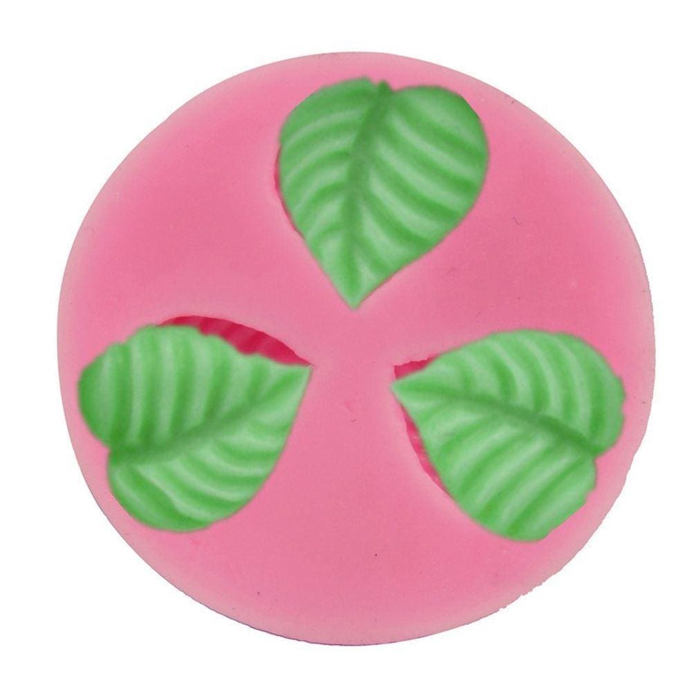 Molde De Silicone Mini Folhas