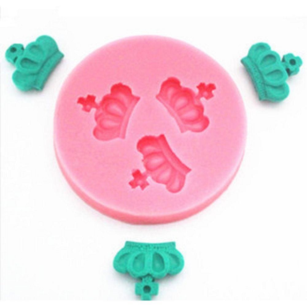 Molde De Silicone Mini Coroas
