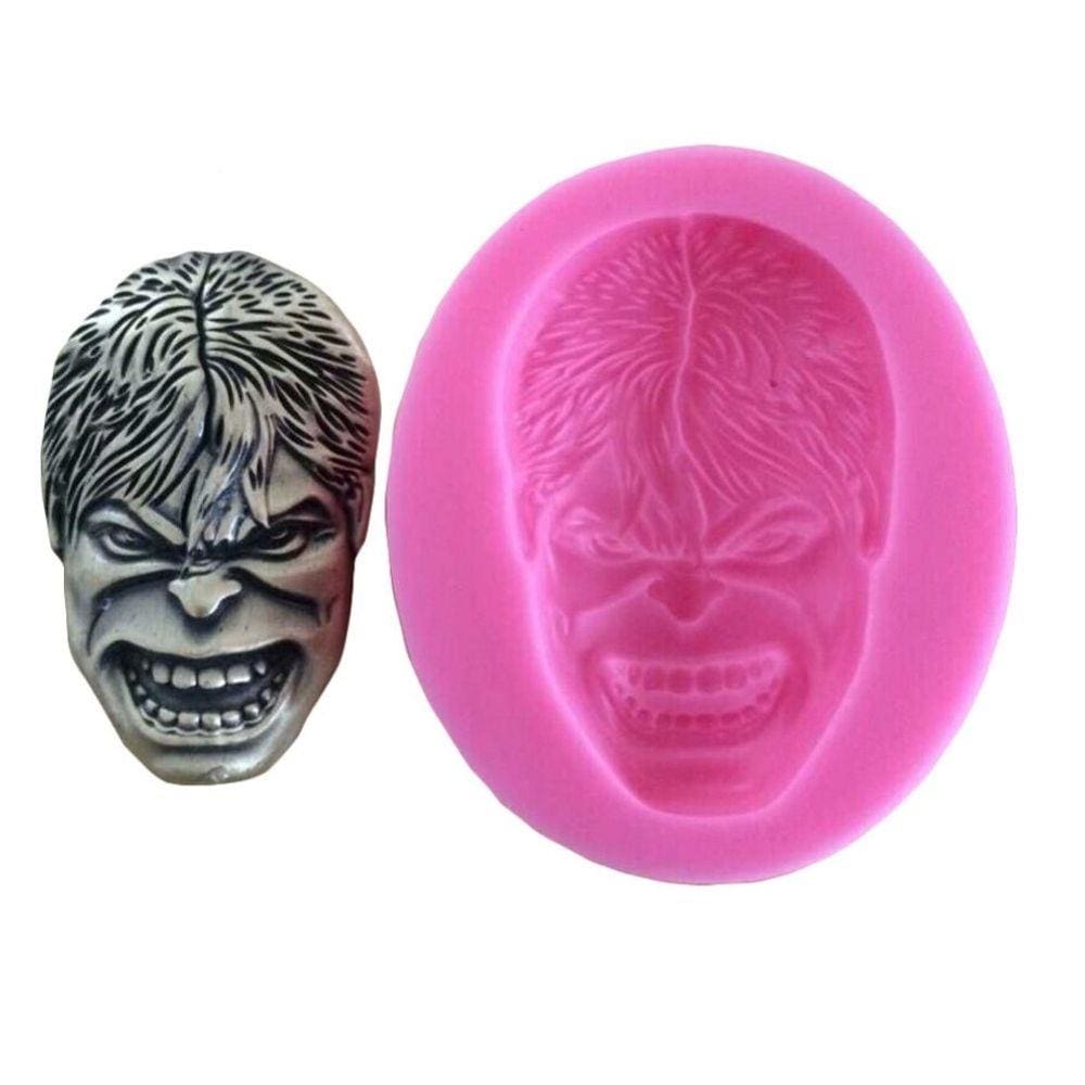 Molde De Silicone Hulk Rosto