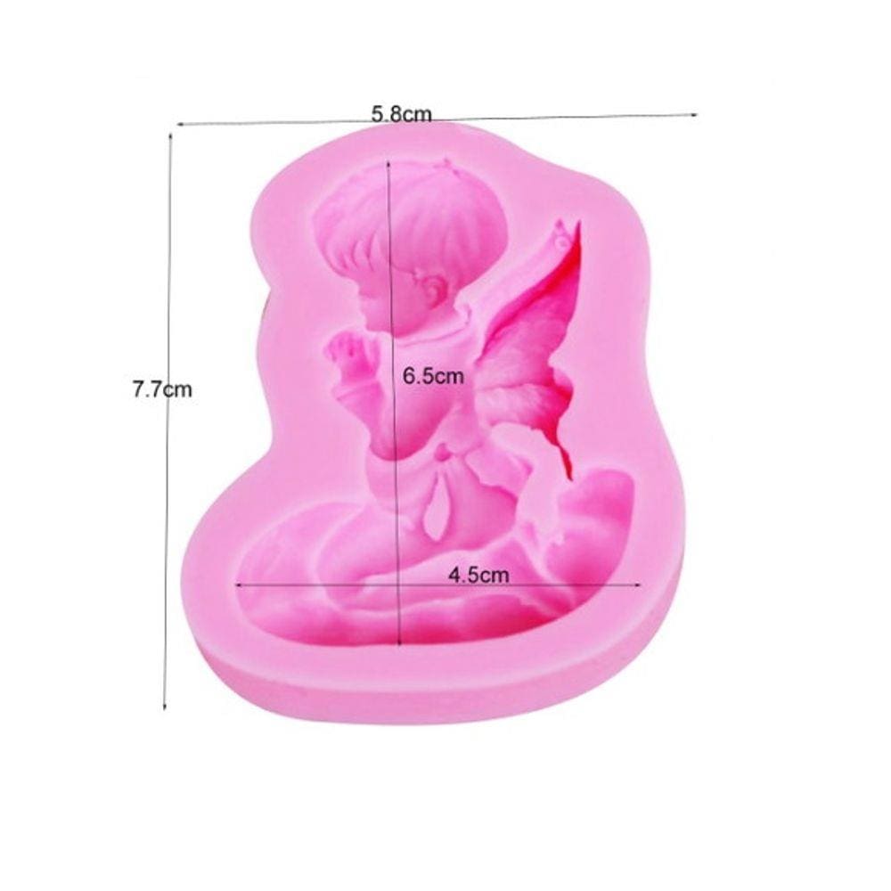 Molde De Silicone Anjo