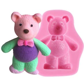 Molde De Silicone Urso