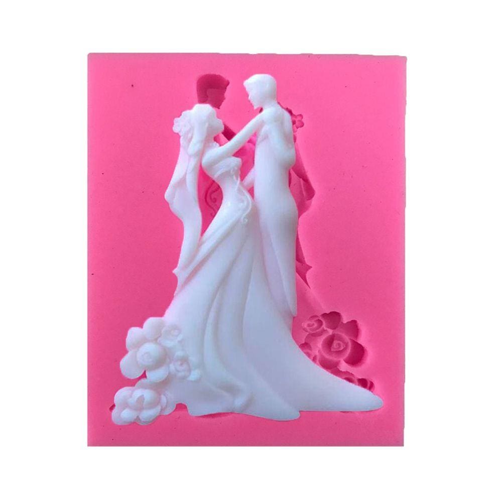 Molde De Silicone Noivos