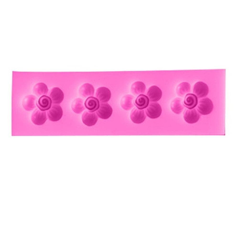 Molde De Silicone Mini Flores