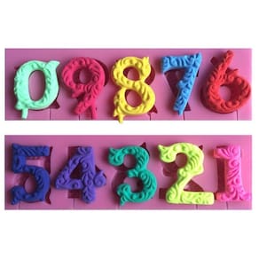 Molde De Silicone Números
