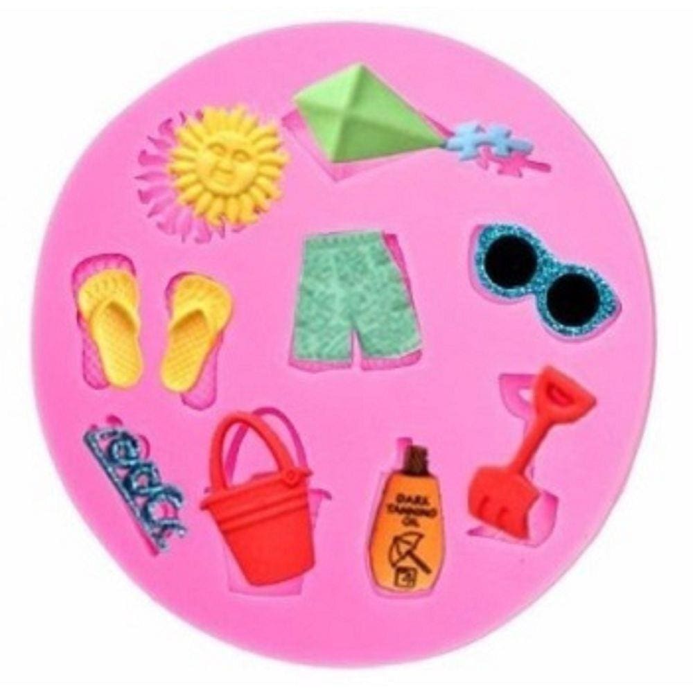 Molde De Silicone Praia