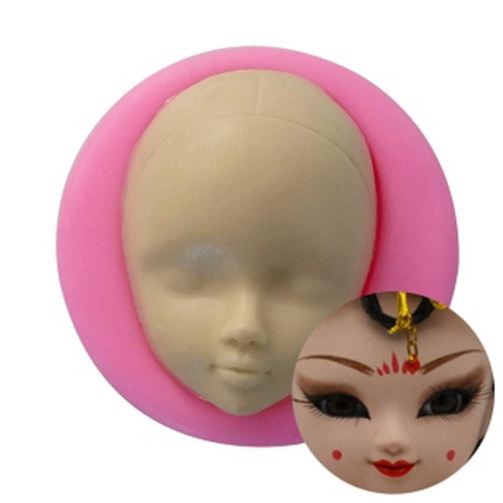 Molde De Silicone Rosto