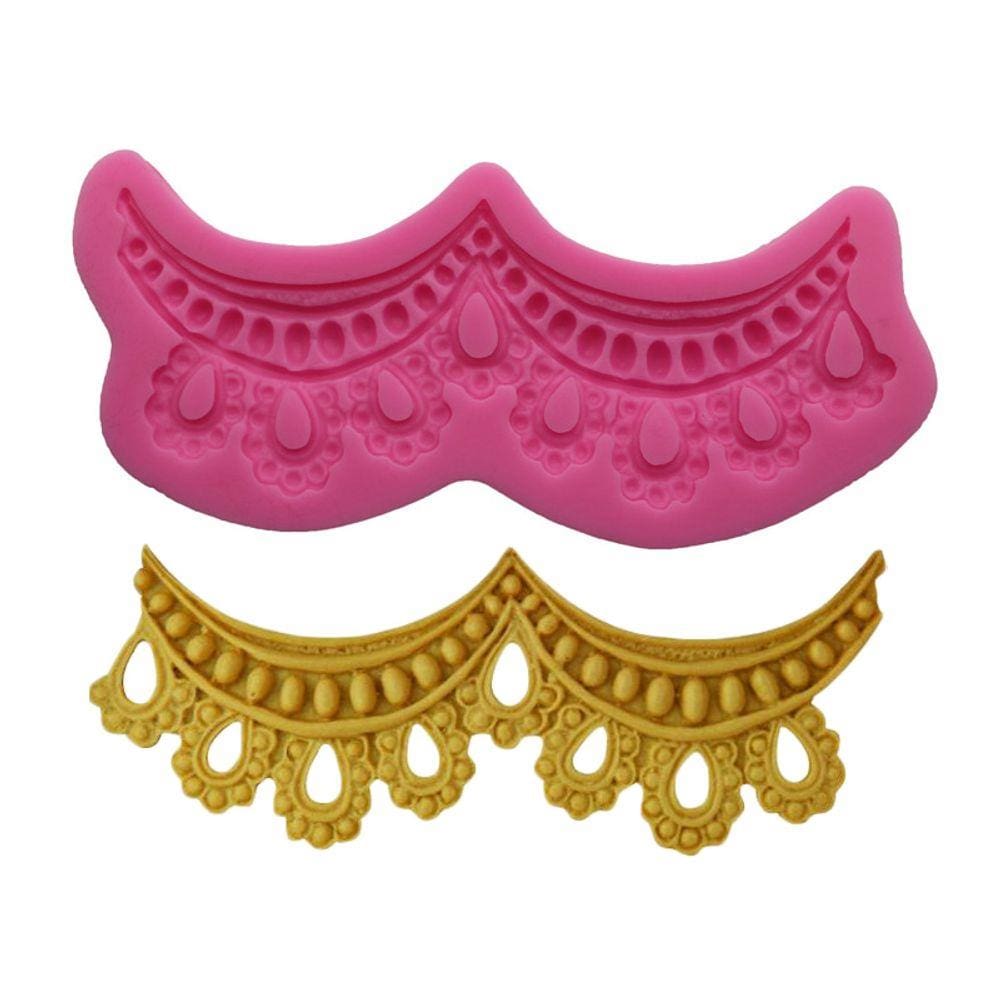 Molde De Silicone Renda