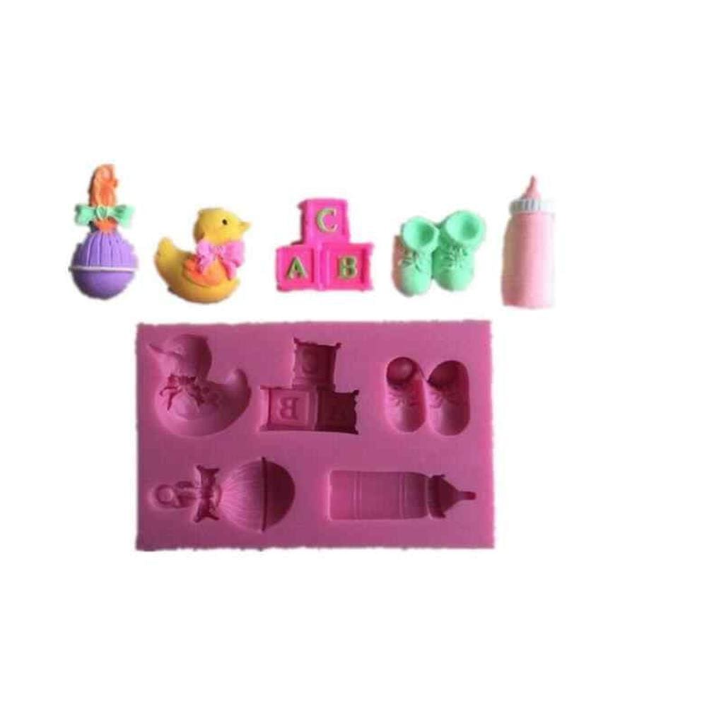 Molde De Silicone Chá De Bebê, Maternidade