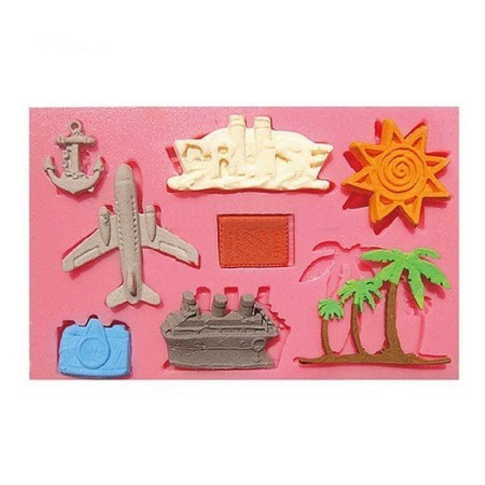 Molde De Silicone Viagem, Avião, Navio
